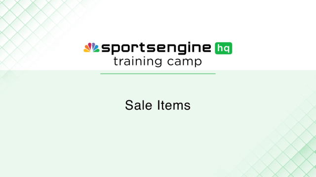 Sale Items